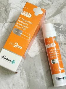 The Derma Co C-Cinamide Sunscreen SPF 50 Aqua Gel,