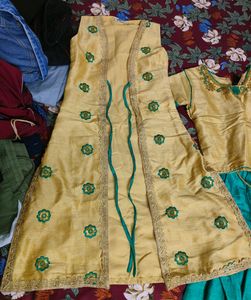 New Green Lehanga
