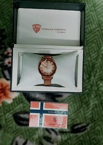 Herman Hansen Rose Gold Watch
