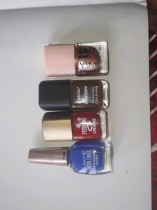 Combo Of Nail Paints And One Instant Eyeliner