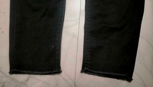 Jet Black Denim High Waisted Skinny Jean