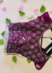 Grape Colour Lehanga