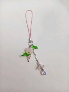 ₊˚⊹౨ cute lotus phone charm / keychain ৎ ₊˚⊹