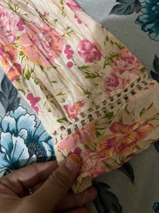 Floral Print dupatta set