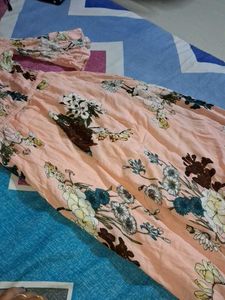 Floral Off-Shoulder Midi Dress
