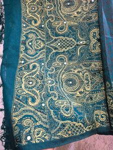 Elegant Teal saree
