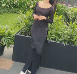 Elegant Black Kurta