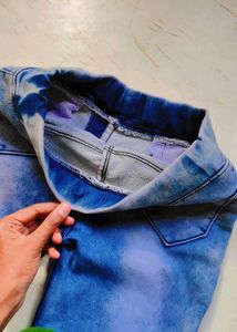 this is a  elastic waist band jeans 👖