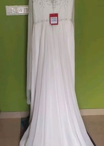 Amazing Off White Long Gown/New With Tag