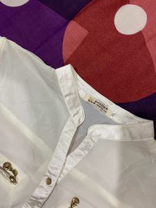 White Stlyishh Kurti