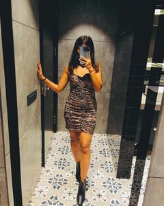 Animal Print Bodycon Dress