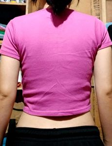 Pink Crop Top