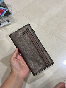 Elegant Copper Brown 3 fold Wallet