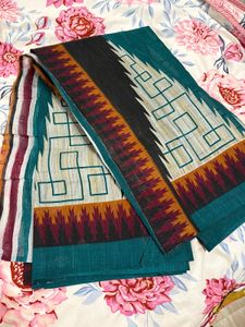 Elegant Ethnic Saree (with No Blouse Piece)