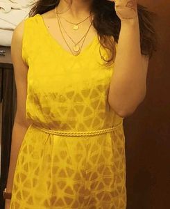 Chic Yellow Sleeveless Jumpsuit
