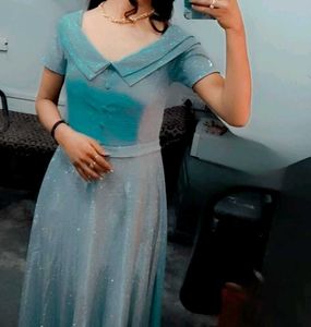 Sparkly Blue Occasion Dress