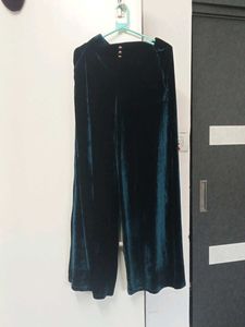 Velvet Wide Leg Pants