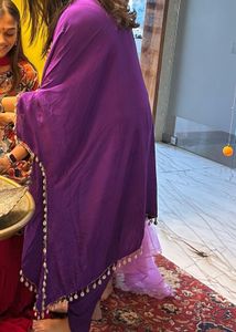 Purple Embellished Kaftan