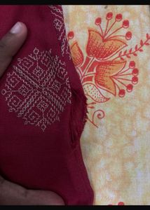 Festive Maroon Printed Kurta