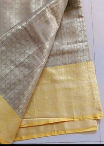 Kanjivaram Mustard Saree🔥