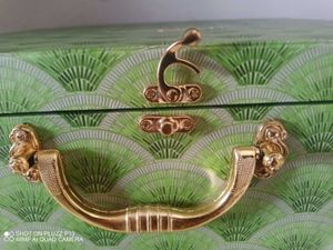 🟩New Green Colour Cardboard Storage Bo