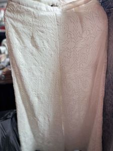 Embroidered White Palazzos