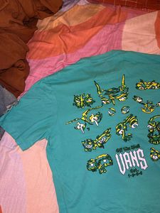 Vans Turquoise Graphic Tee - Medium