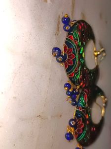 Enamel Floral Earrings