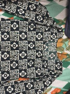 Patterned Black kurti