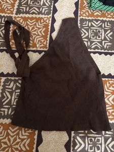 Brown Halter Top