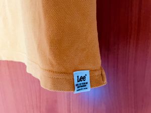 Lee Mustard Men’s Polo T-Shirt Size M