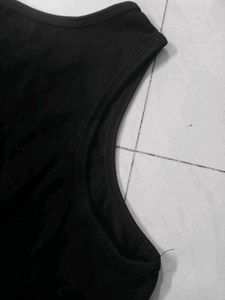 Ajile Black Tank Top - B.E Limitless Waistband(L)