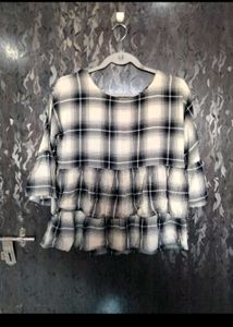 3 Black Cold Shoulder Top