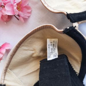 Baige &amp; Black Lacy Print Bra 💗✨