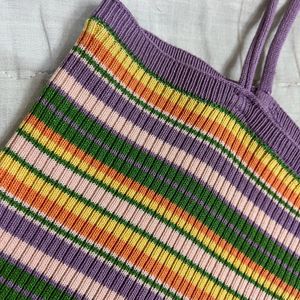 Multicolor Strap Top🌈