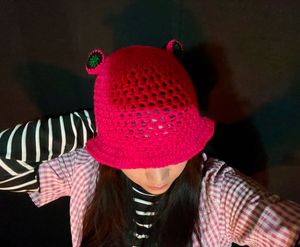Funky Pink Knitted Hat