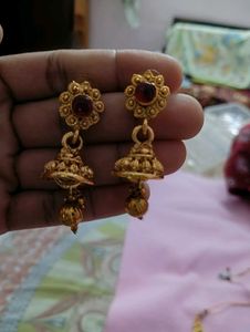 Gold-tone Necklace &amp; Earring Set