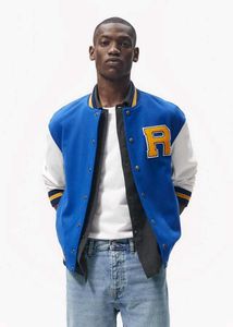 Zara &#39;R&#39; Patch Varsity Bomber