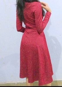 Spark Red Party Dress For Beautiful Girls