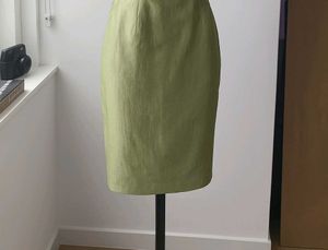 Olive Green Strapless Dress