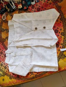 Kids Kurta Koti Set And 5 Vests