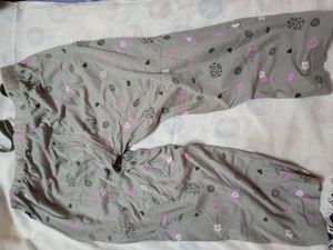 Grey Night Pants for 7yo girl child