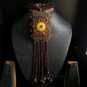 Brown Beads Necklace