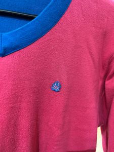 Striped V-Neck Sweater