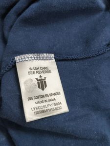 Louis Philippe Round Neck Tshirt, Full Hand