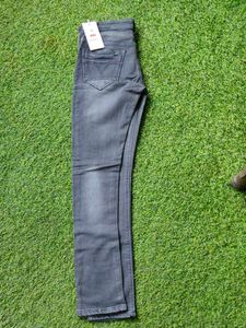 Slim Fit Gray Denim Jeans