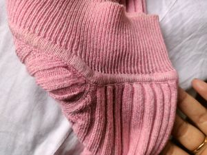 Pink V Neck Top