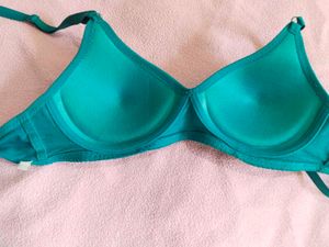 Teal Padded Women Bra