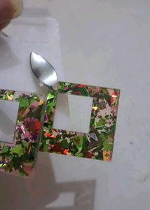 Square Confetti Dangle Earrings