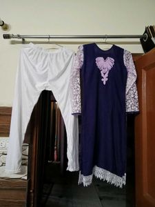 Pakistani Suit Set With Stones Embroidery